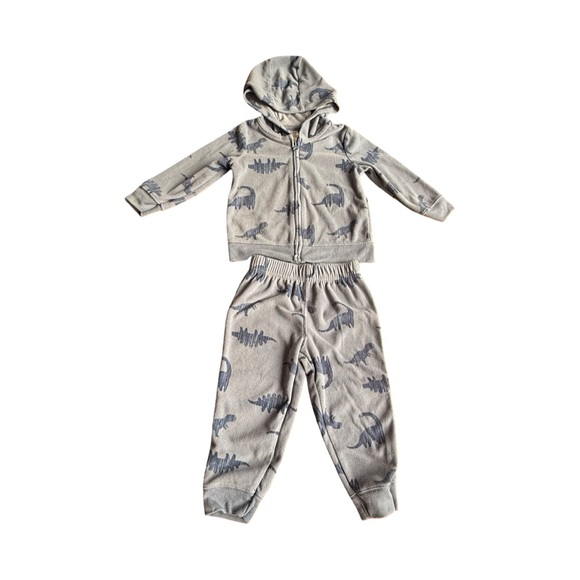Carter's Other - Carter's Blue and Gray Hooded Outfit